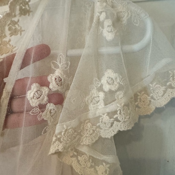 ANTHROPOLOGIE lace shirt. NWT. Blouse.  Lace shirt - Picture 8 of 9